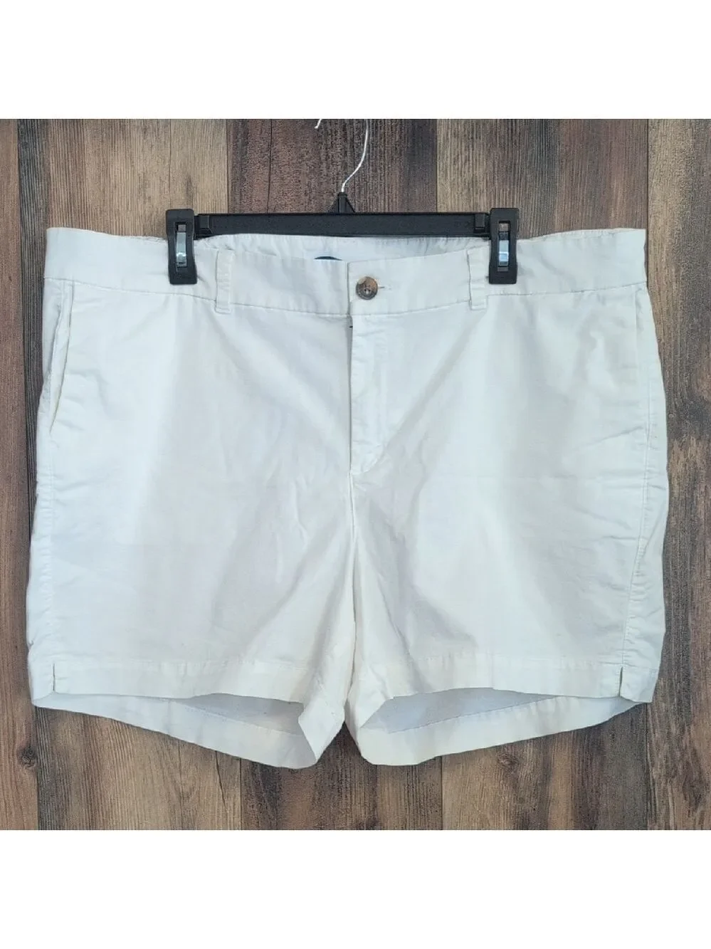 Old Navy White Everyday Khaki Shorts 18                           -811Y